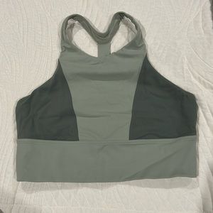 Athleta green sports bra